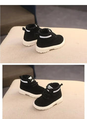 Kids' Plush-Lined Winter Boots, Warm Snow Shoes