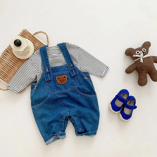Denim Overall Baby Boys Suits