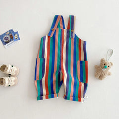 Kids' Spring Jumpsuit, Unisex Casual Romper