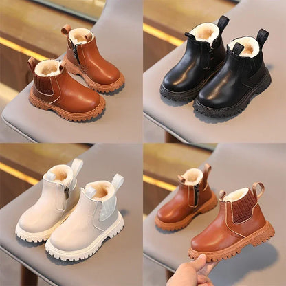 Boys Girls Casual Ankle Boots