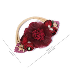 Baby Flower Headbands, Soft Floral Hair Band Set