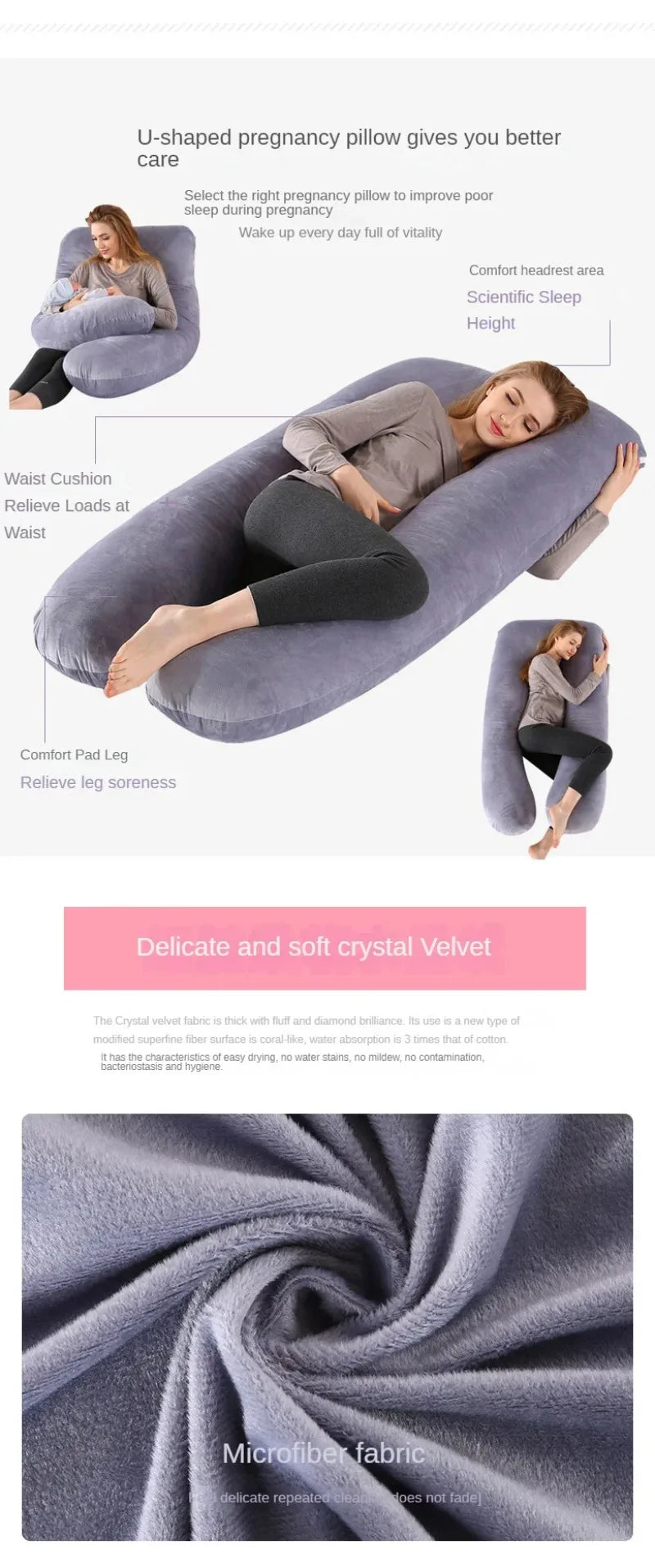 Cotton Pillow for Pregnant Women