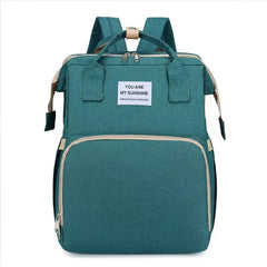 3-in-1 Foldable Diaper Bag Backpack with Changing Station