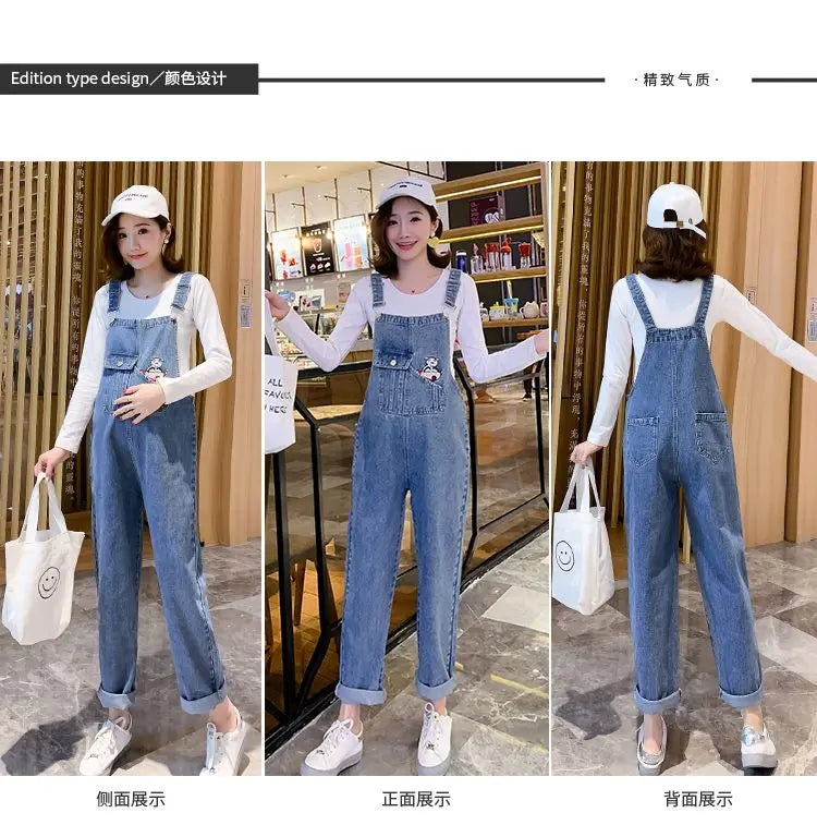 Maternity Jumpsuit Set, Spring and Fall Pregnancy Wear