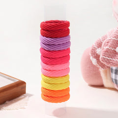 Elastic Hair Ties for Girls, 12-Pack Scrunchie Set