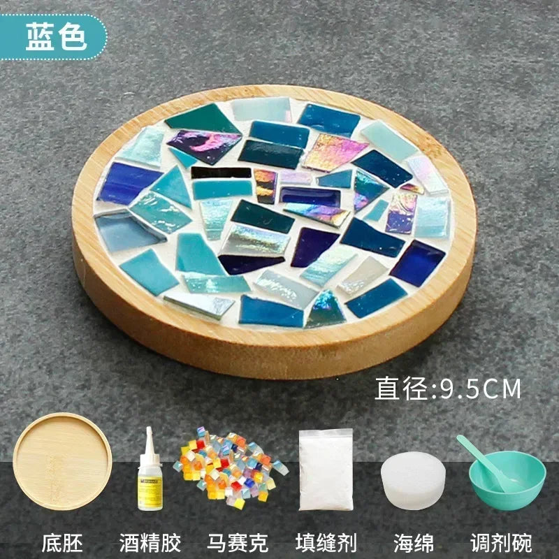 Handmade DIY Mosaic Cup Mat Toys