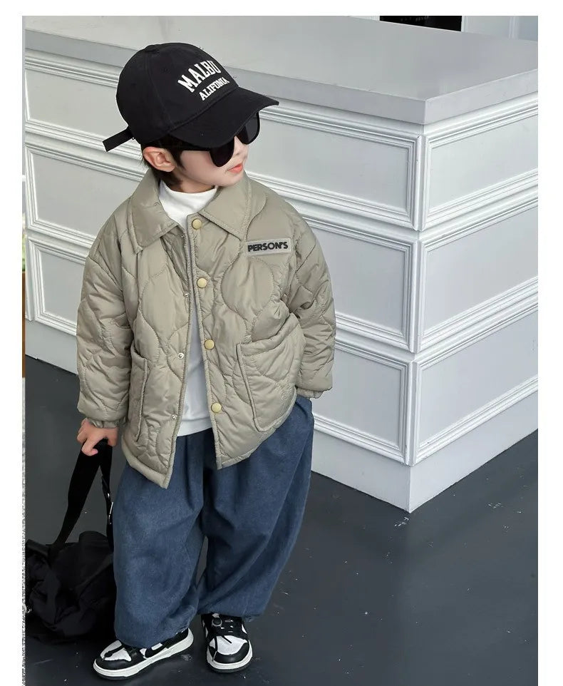 Cozy Plus Velvet Kids Coat