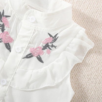 Summer Cotton Flower Baby Set