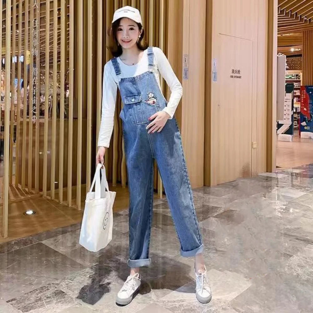 Maternity Jumpsuit Set, Spring and Fall Pregnancy Wear
