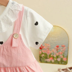 Heart Print Summer Girl Dress