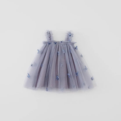 Girl's Sweet Mesh Gown