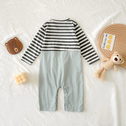 Jumpsuits Striped Casual Cotton