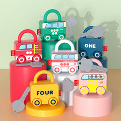 Baby Learning Lock with Key Car Toy