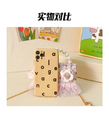 Flower Plaid Handbag for Girls (Ages 2-4)