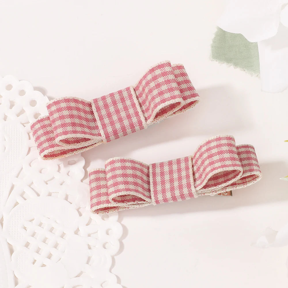 Sakura Pink Bow Clip