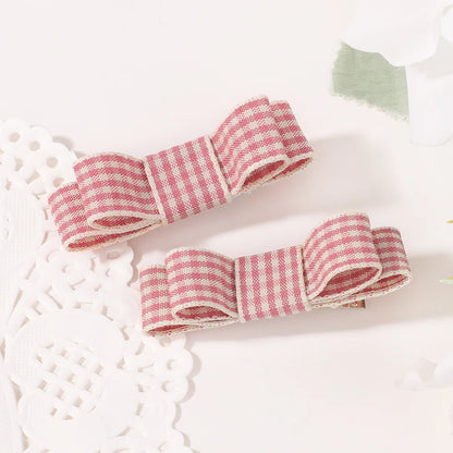 Sakura Pink Bow Clip