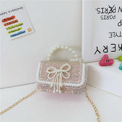 Pearl Beaded Shoulder Bag