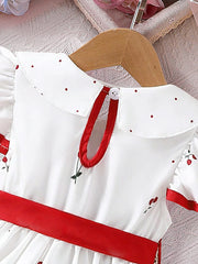 Girls Infant Floral Print Dress | 0-3 Years Summer