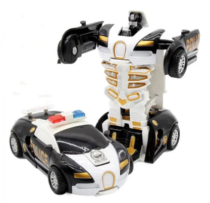 Mini 2 In 1 Car Toys  Robot Car