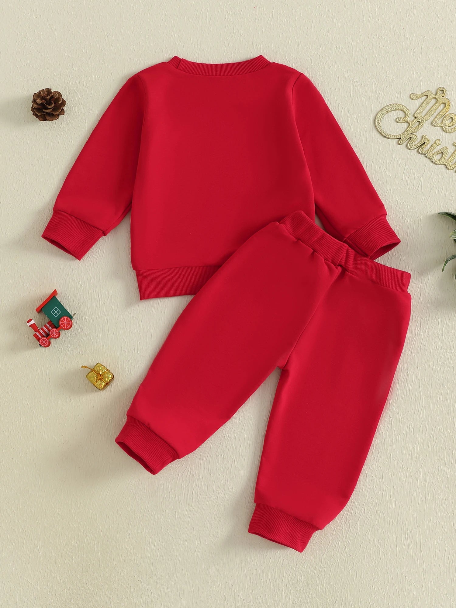 Christmas Baby Sweatshirt Set