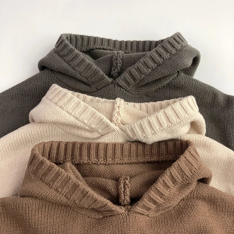 Knitted Baby Pullover Sweater