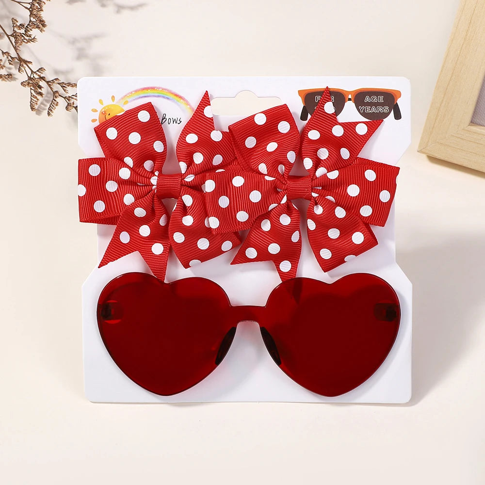 Headwear sunglasses set