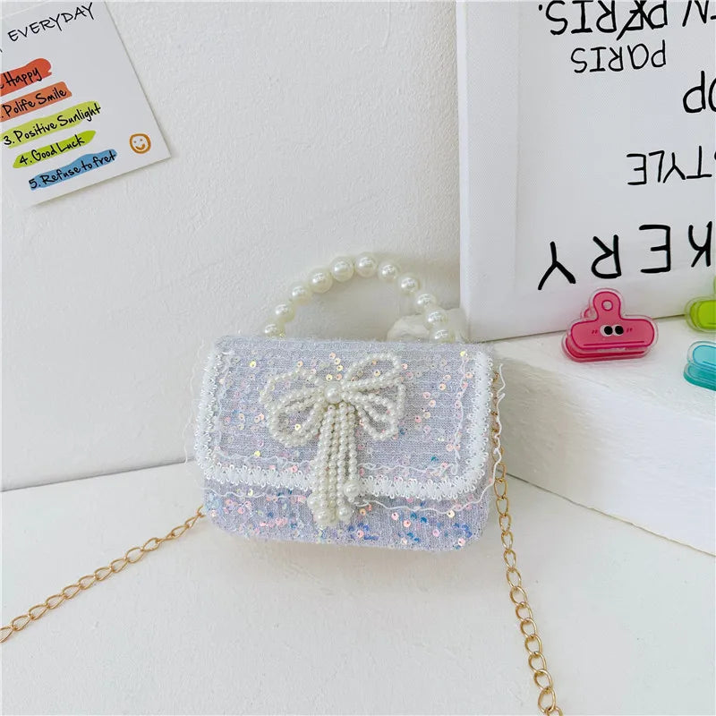 Pearl Beaded Shoulder Bag