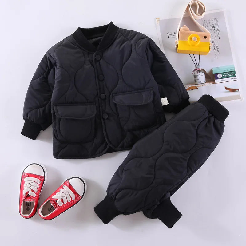 Baby Boys' Insulated Winter Set, Padded Jacket and Pants