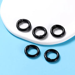 Metal O-Ring Keychain Clasps, 5-Pack Craft Clips