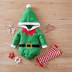 Christmas Soft Triangle Romper