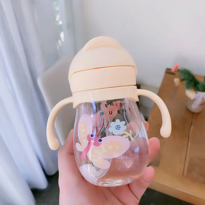 Bee Pattern Straw Mug
