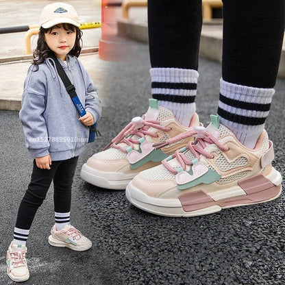 Spring Mesh Breathable Kids Sneakers