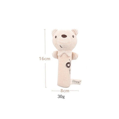 Cartoon Animal Baby Plush Rattle Baby Toy - PAMU8
