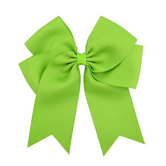 Girls' 6-Inch Bow Hair Clip, Large Colorful Barrette