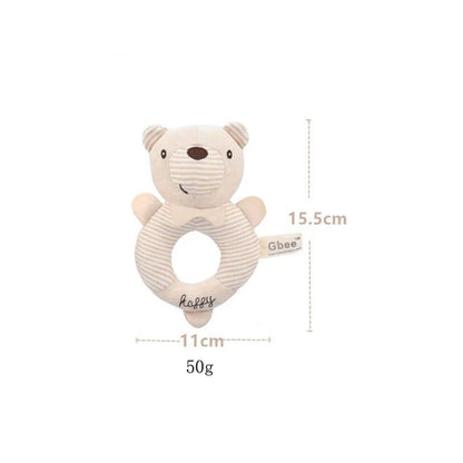 Cartoon Animal Baby Plush Rattle Baby Toy - PAMU8