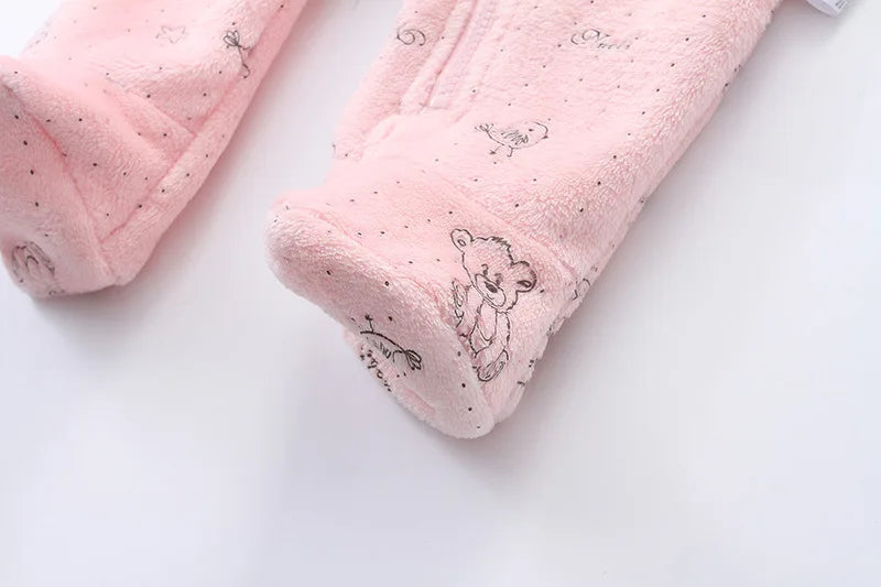Cartoon Soft Winter Baby Romper