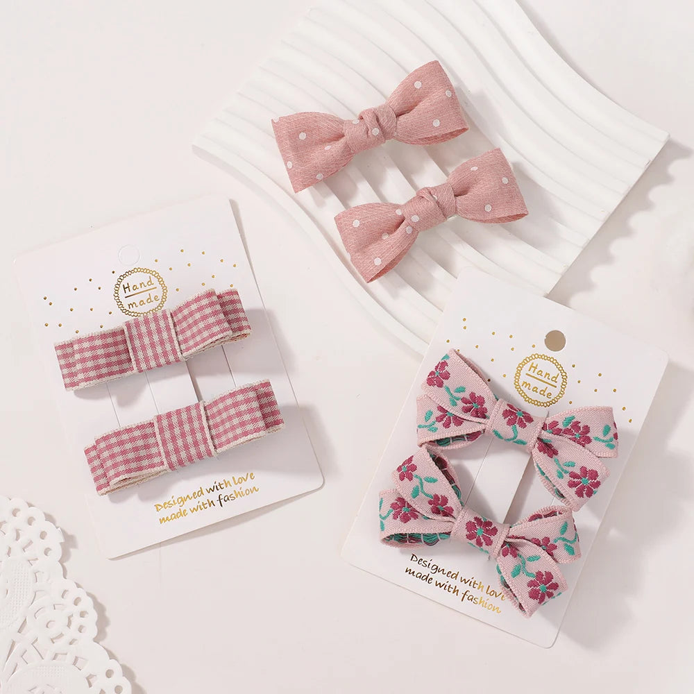 Sakura Pink Bow Clip