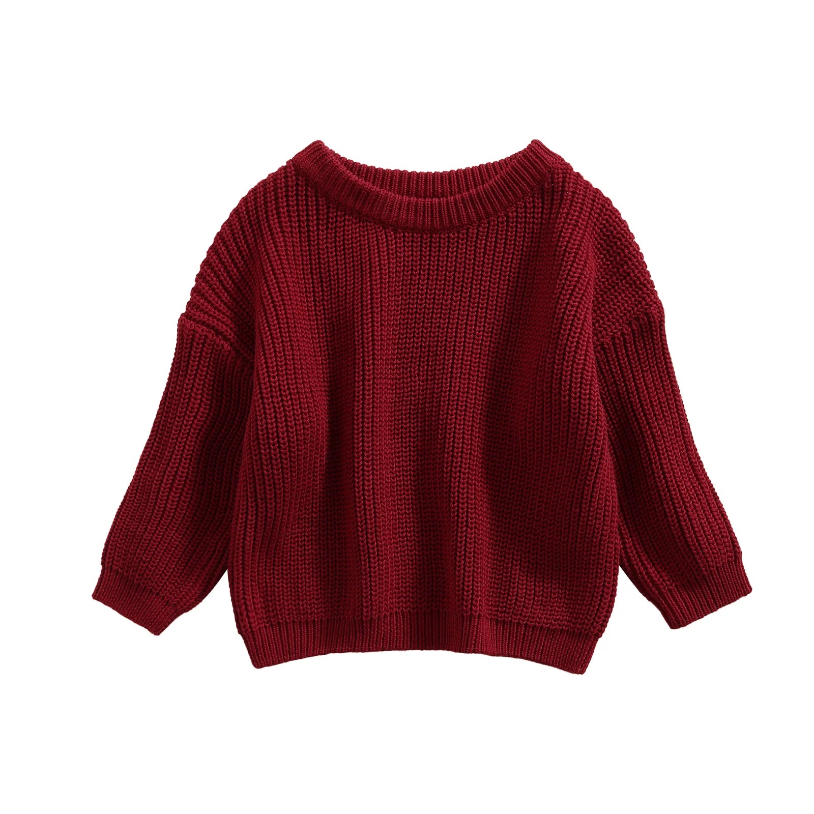 Newborn Knitwear Long Sleeve Cotton Pullover Tops - PAMU8