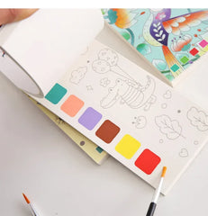 Portable Children Watercolor Painting Book - PAMU8