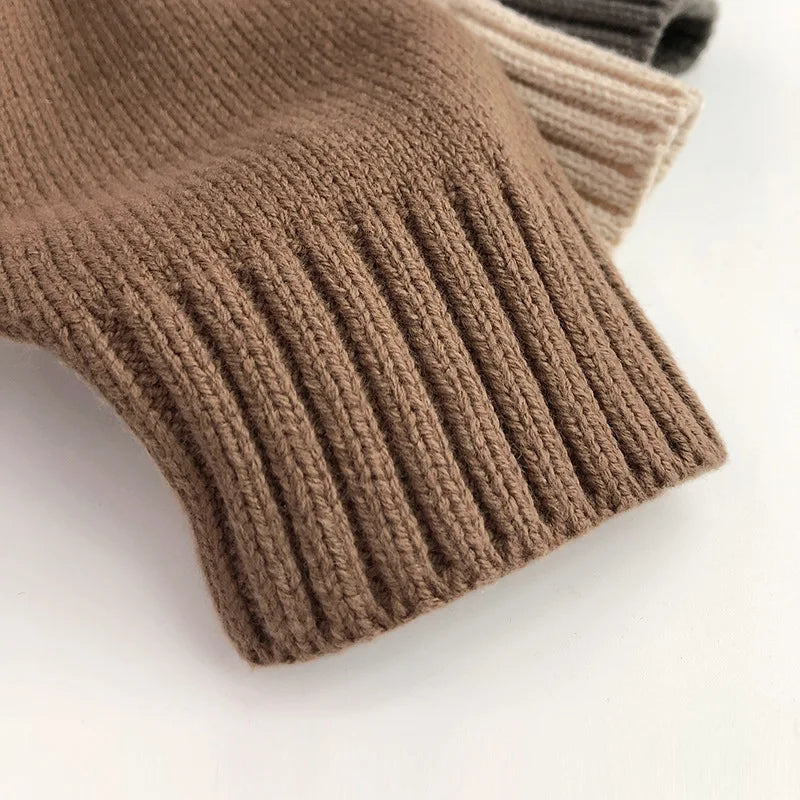 Knitted Baby Pullover Sweater