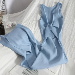Summer Sleeveless Maternity Dress