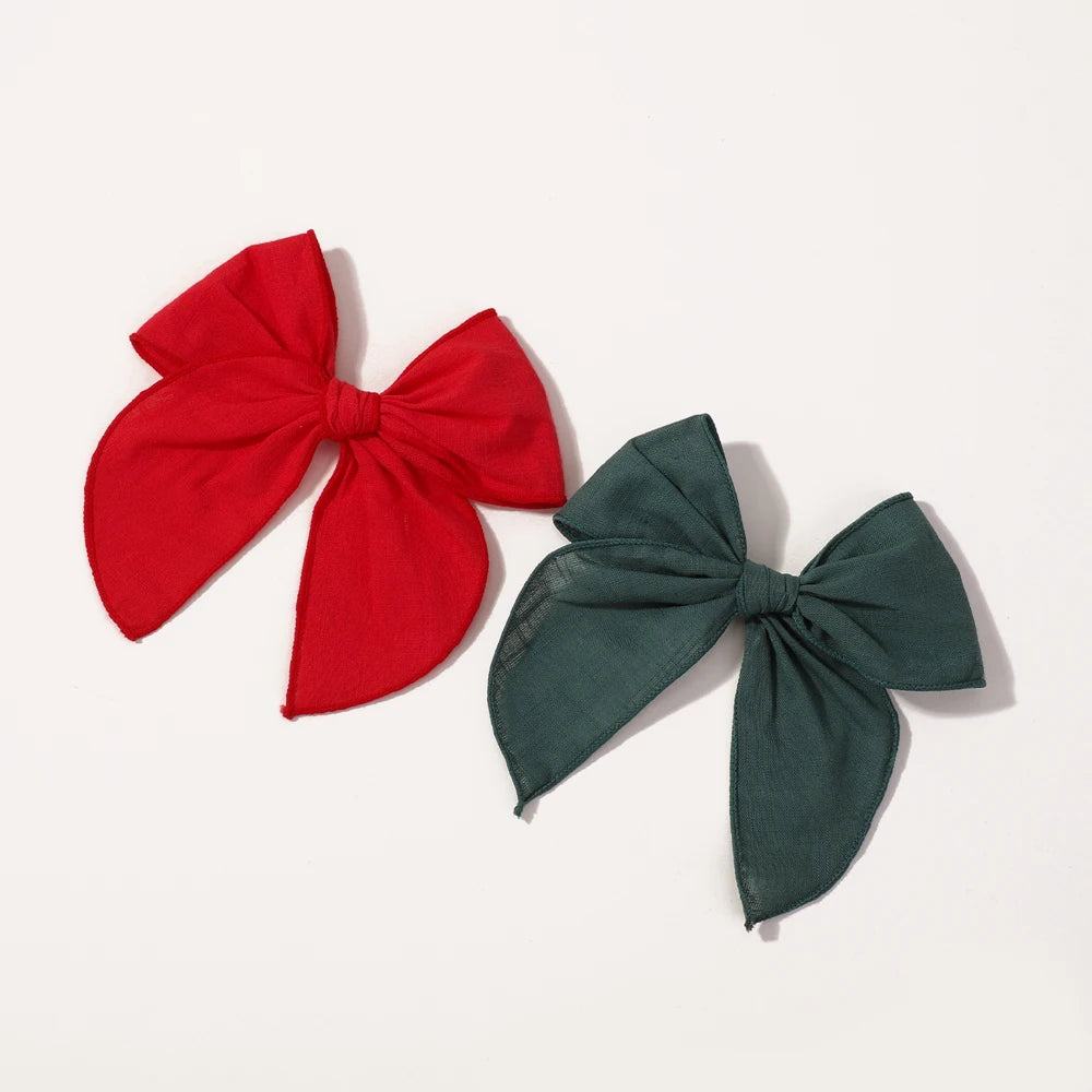Christmas Bows Hair Clips