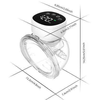 Hands-free Wearable Breast Pump