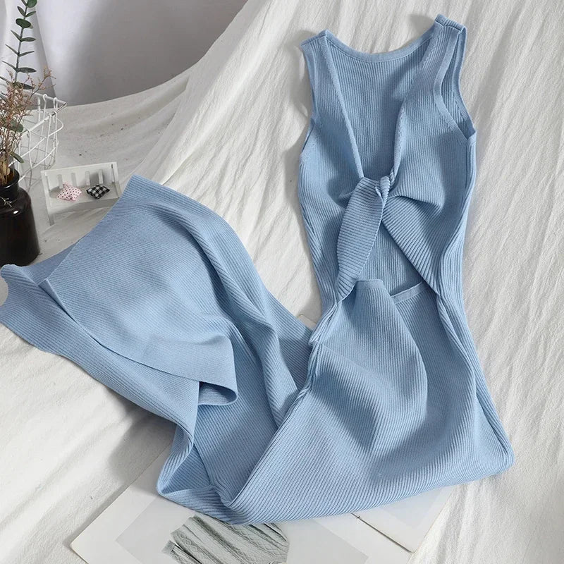 Summer Sleeveless Maternity Dress