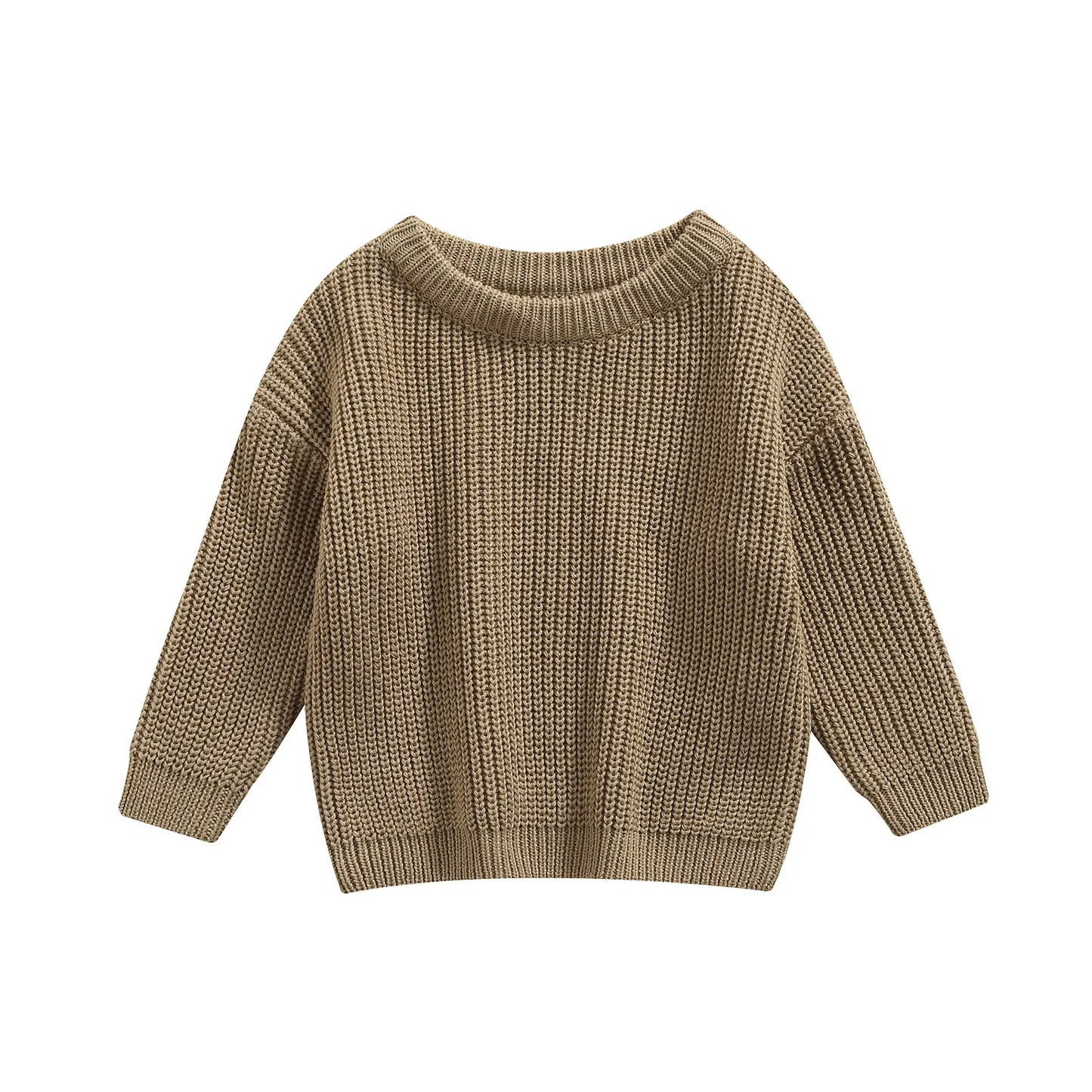 Newborn Knitwear Long Sleeve Cotton Pullover Tops - PAMU8