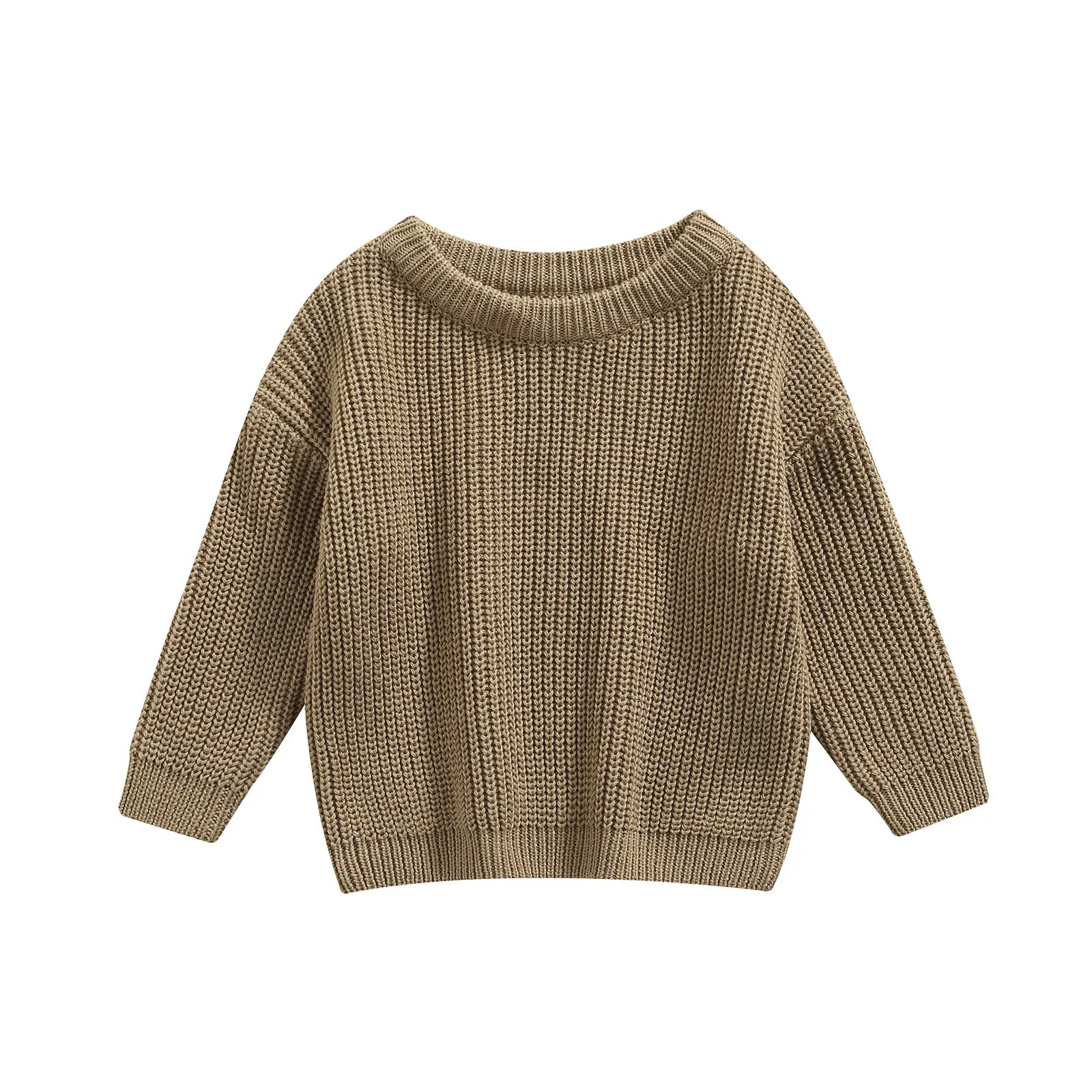 Newborn Knitwear Long Sleeve Cotton Pullover Tops - PAMU8