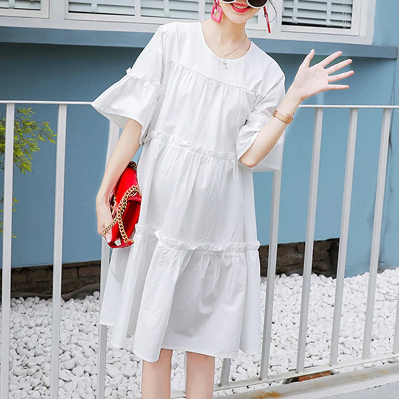 Cotton Chiffon Maternity Dress
