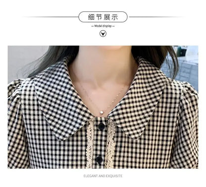 New Maternity Plaid Dresses