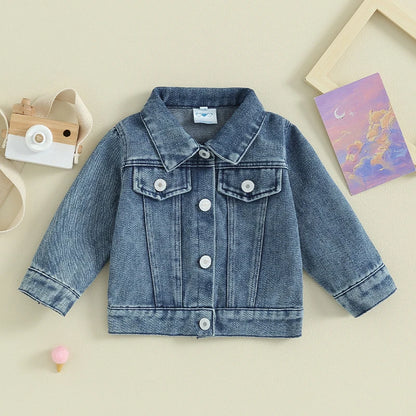 Casual Embroidery  Kids Coat
