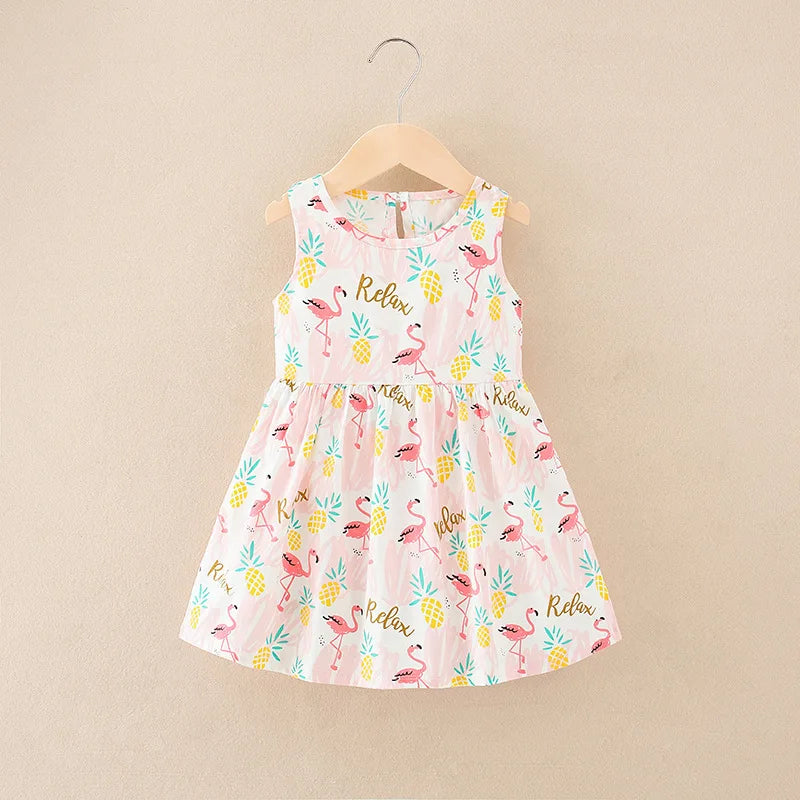 Girls Floral Summer Dress